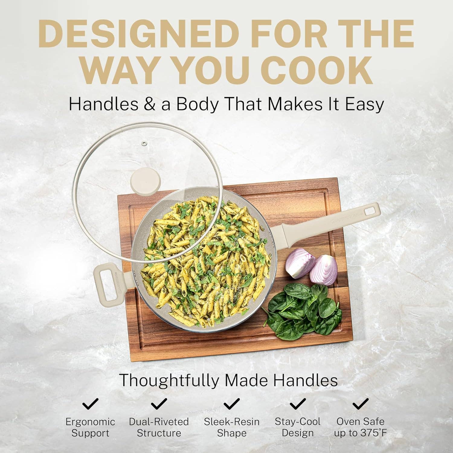 Gotham Steel/Granitestone - Wholesale Cooking Pot - Granitestone Diamond Desert Collection 4 QT Saute Pan6