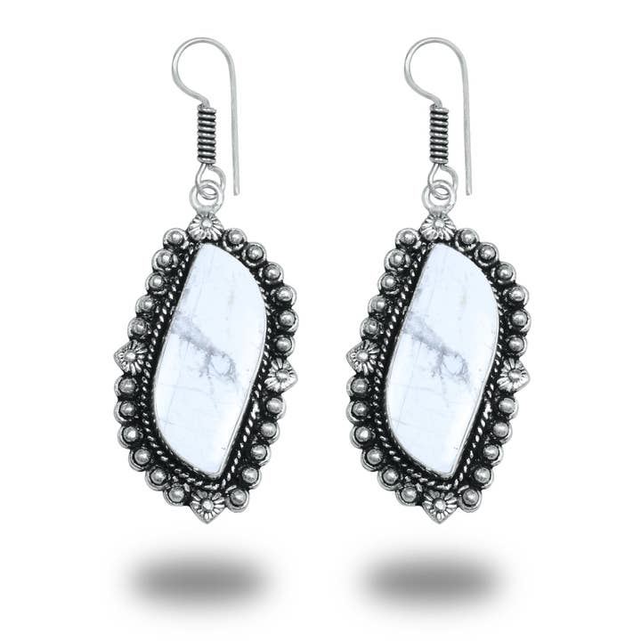 Handmade Jewels - Wholesale Dangle Earrings - Boho Crystal Earrings For Women - Silver Plated, Designer, Chic, Assorted And Wholesale24