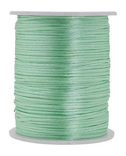 Mandala Crafts - Wholesale Craft Supplies - Mandala Crafts Satin Rattail Cord String from Nylon for Chinese Knot, Macramé, Trim, Jewelry Making0