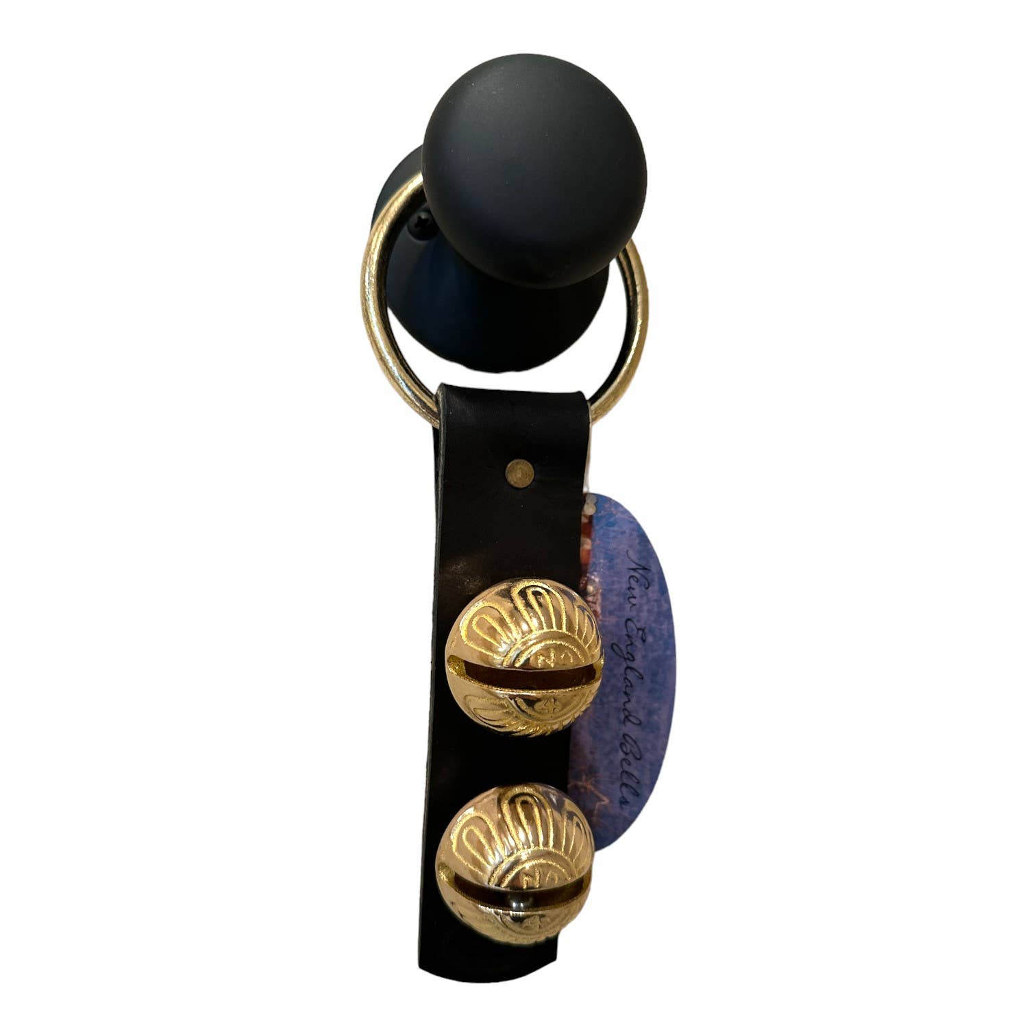 New England Bells - Wholesale Bell - Traditional Strap Bells - #4 Size Bells - 2 Bells on Strap0