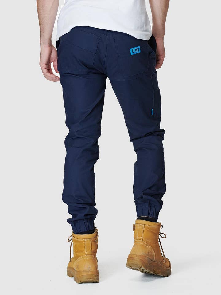 ELWD workwear – Großhandel Hose – Herren – Herrenhose mit Bündchen Navy2