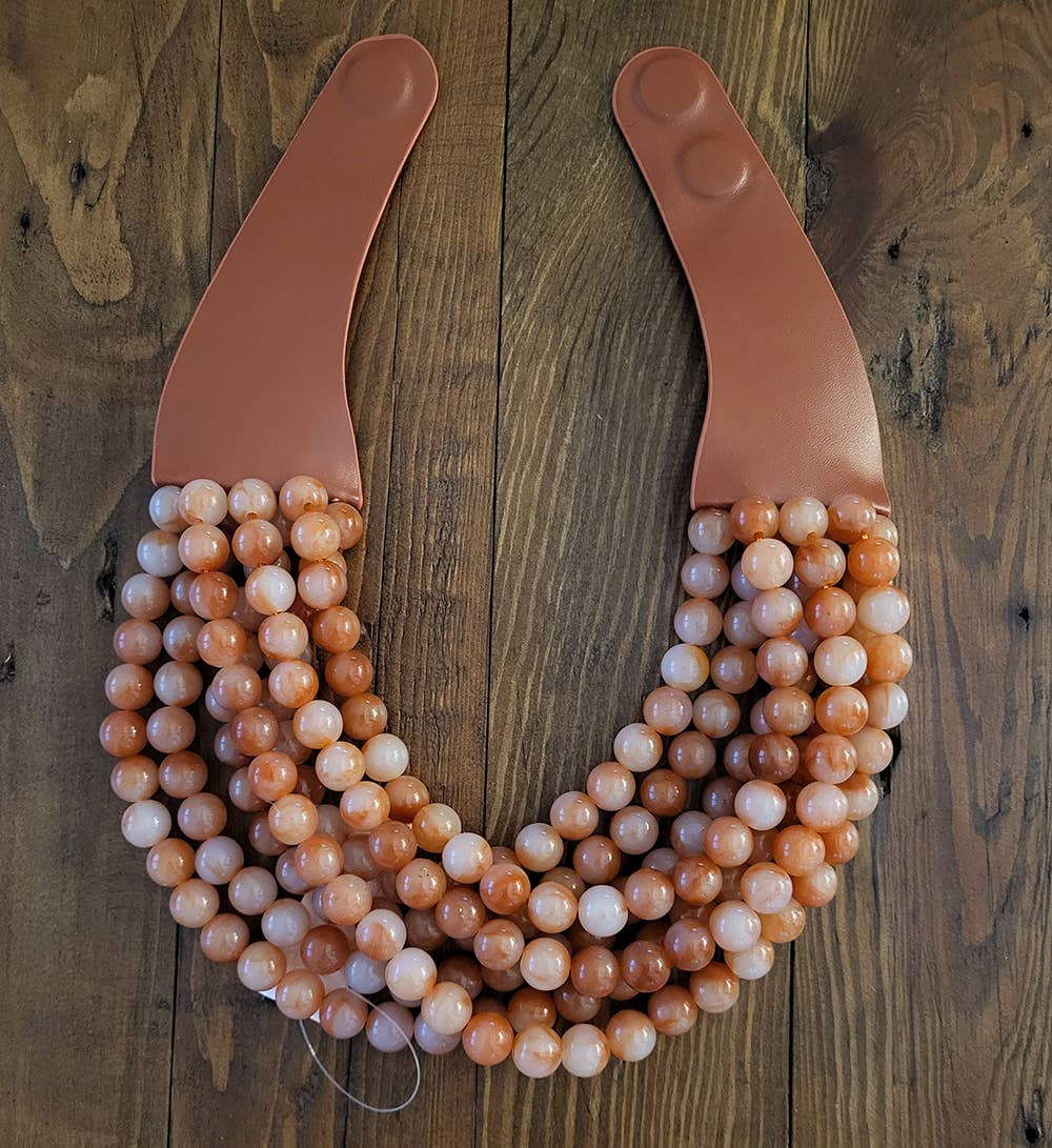 anbfashion - Wholesale Beaded/Pearl Necklace - *BEST* NEW BELLA CHUNKY BEADED LAYERED MAGNETIC NECKLACE 47