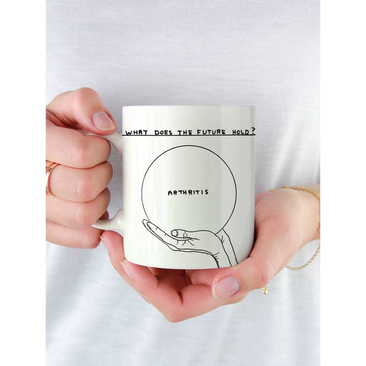 David Shrigley x Brainbox Candy - Wholesale Coffee Mug - Funny Gift David Shrigley Mug - Arthritis