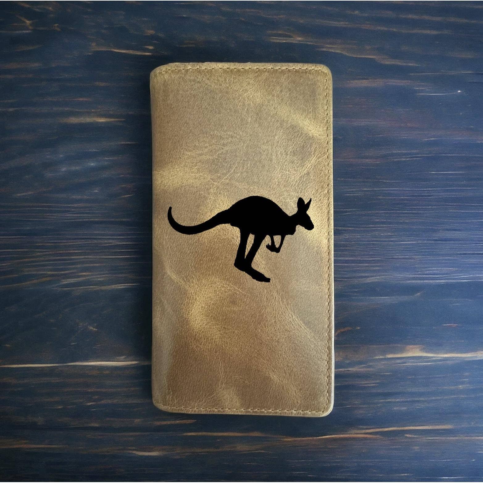 Texan Customs - Wholesale Wallet - Men’s - Kangaroo Rodeo Cowboy Western Buffalo Leather Wallet