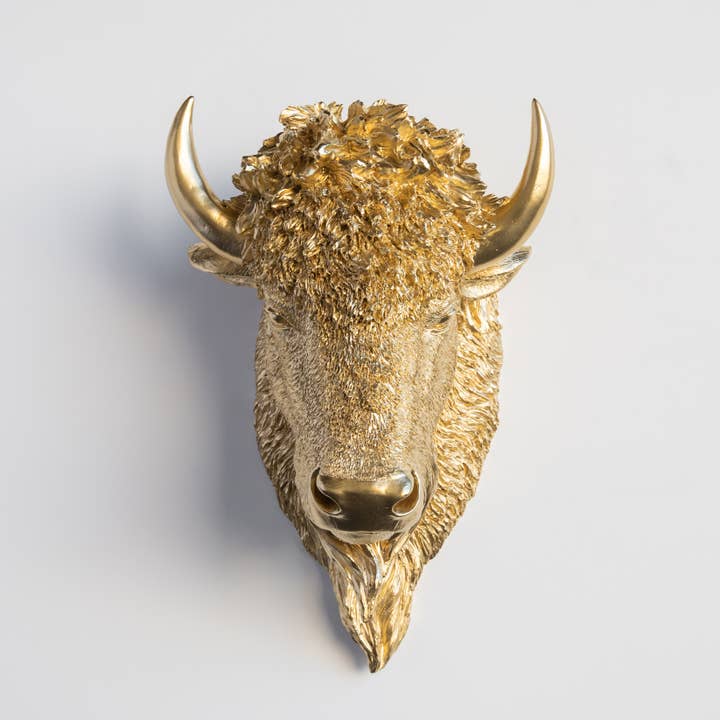 Near and Deer – Engroshandel 3D-vægkunst – Faux Bison vægbeslag8
