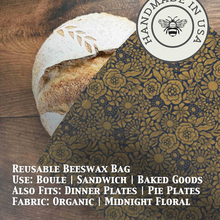 Five Oaks Farm – Großhandel Verpackung/Beutel zur Aufbewahrung von Lebensmitteln – Brotbeutel | Bienenwachsbeschichtet33