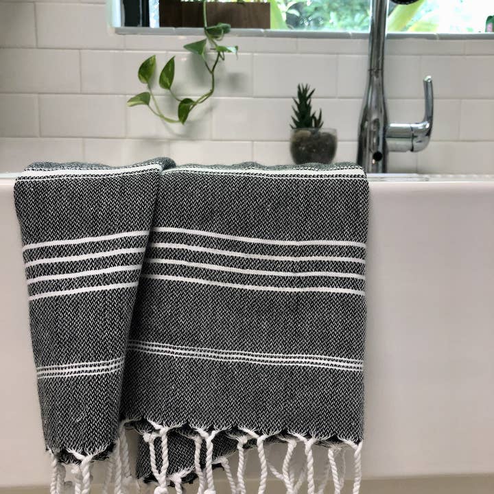 SLATE + SALT - Wholesale Hand Towel - Classic Turkish Hand Towel7
