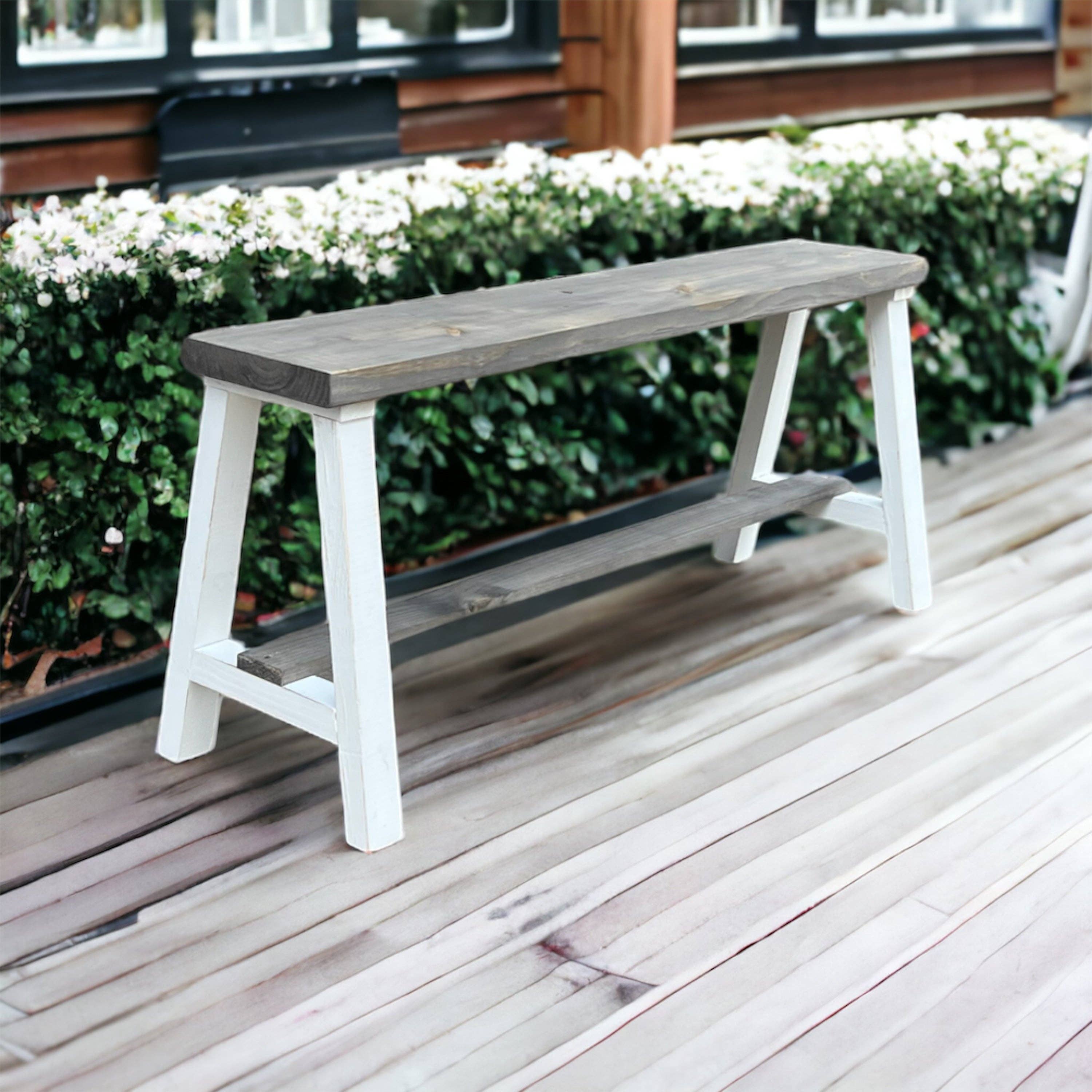 Intrinsic Haven - Vendita all'ingrosso Panche - Panca d'ingresso in legno massello stile rustico6