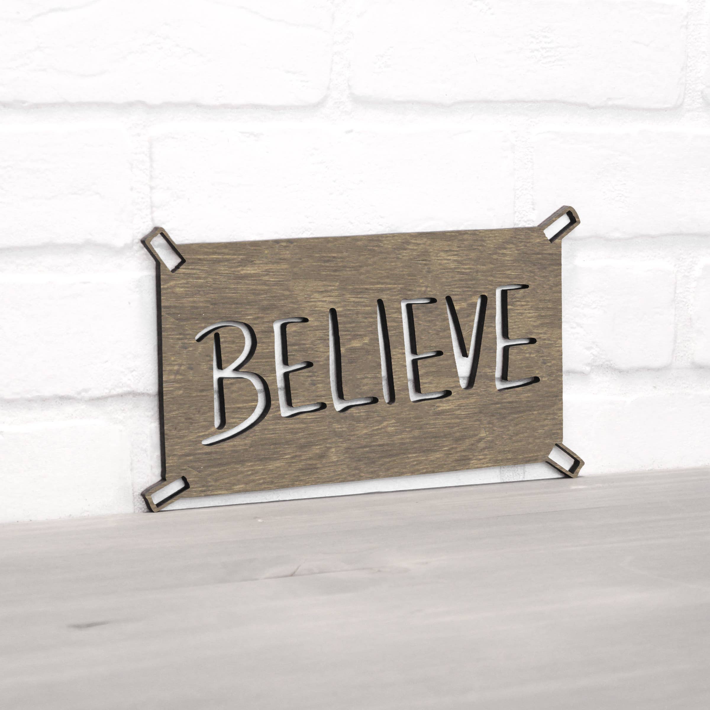 Spunky Fluff - Wholesale Wall Sign - Believe Ted Lasso Quote Locker Room Sign19