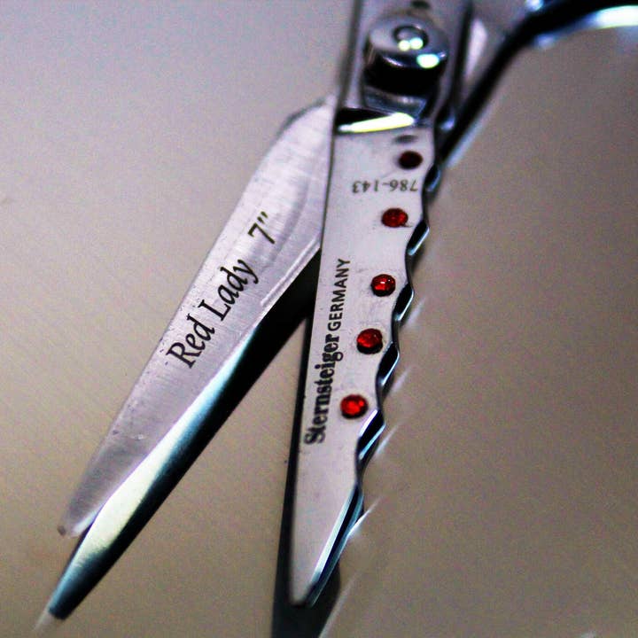 Haarschere Red Lady 7 Inches for wholesale by STERNSTEIGER