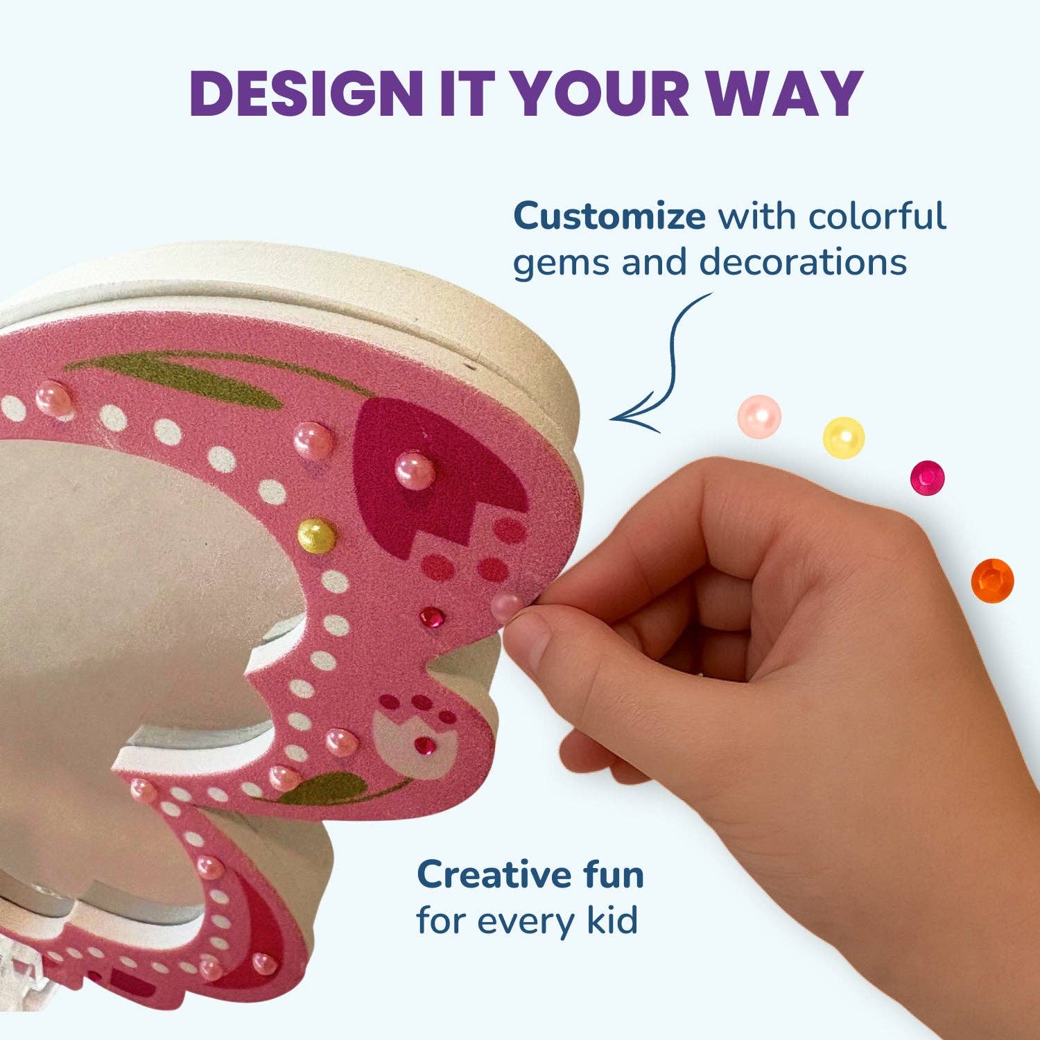 AYK Brand – Engroshandel DIY-hobbysæt – Børn – Sommerfugle Rumlys Tunnel til Børn 7-123