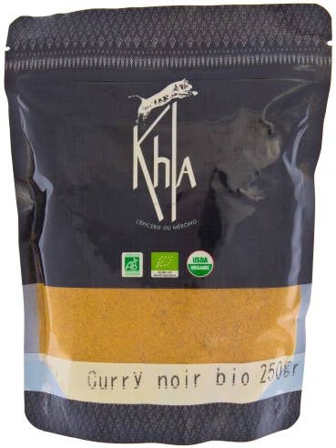 Black Curry - Organic - Powder - 250g for wholesale by Khla - L'épicerie du Mékong