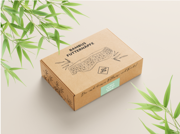 ne&no - Wholesale Pet Bowl - Cat/Dog - ne&no® Bamboo Double Bowl for Cats & Dogs - Non-Slip4