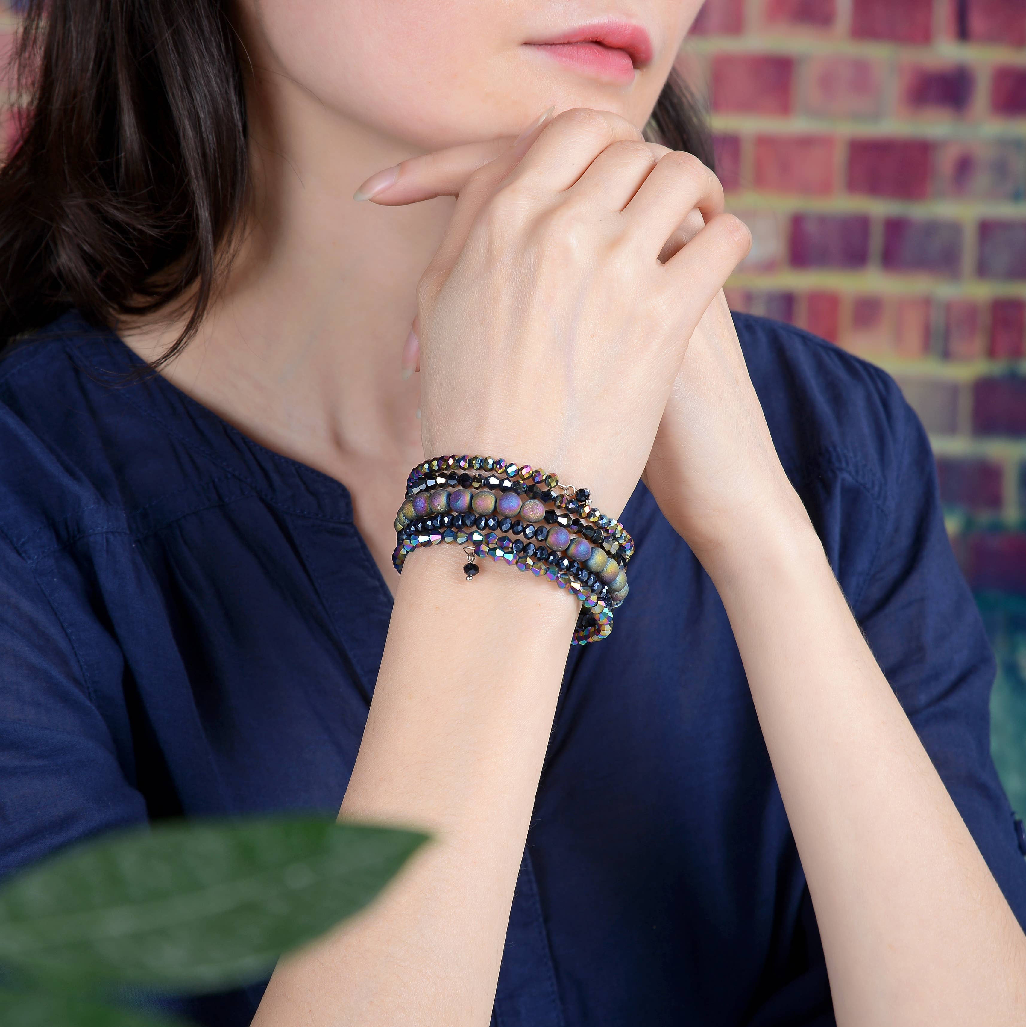 IST Jewelry – wholesale Beaded bracelet – Memory Wire Bracelets6