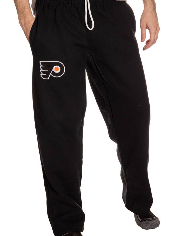 Pantalon de survêtement pour homme avec logo brodé des Philadelphia Flyers pour la vente par Calhoun Sportswear