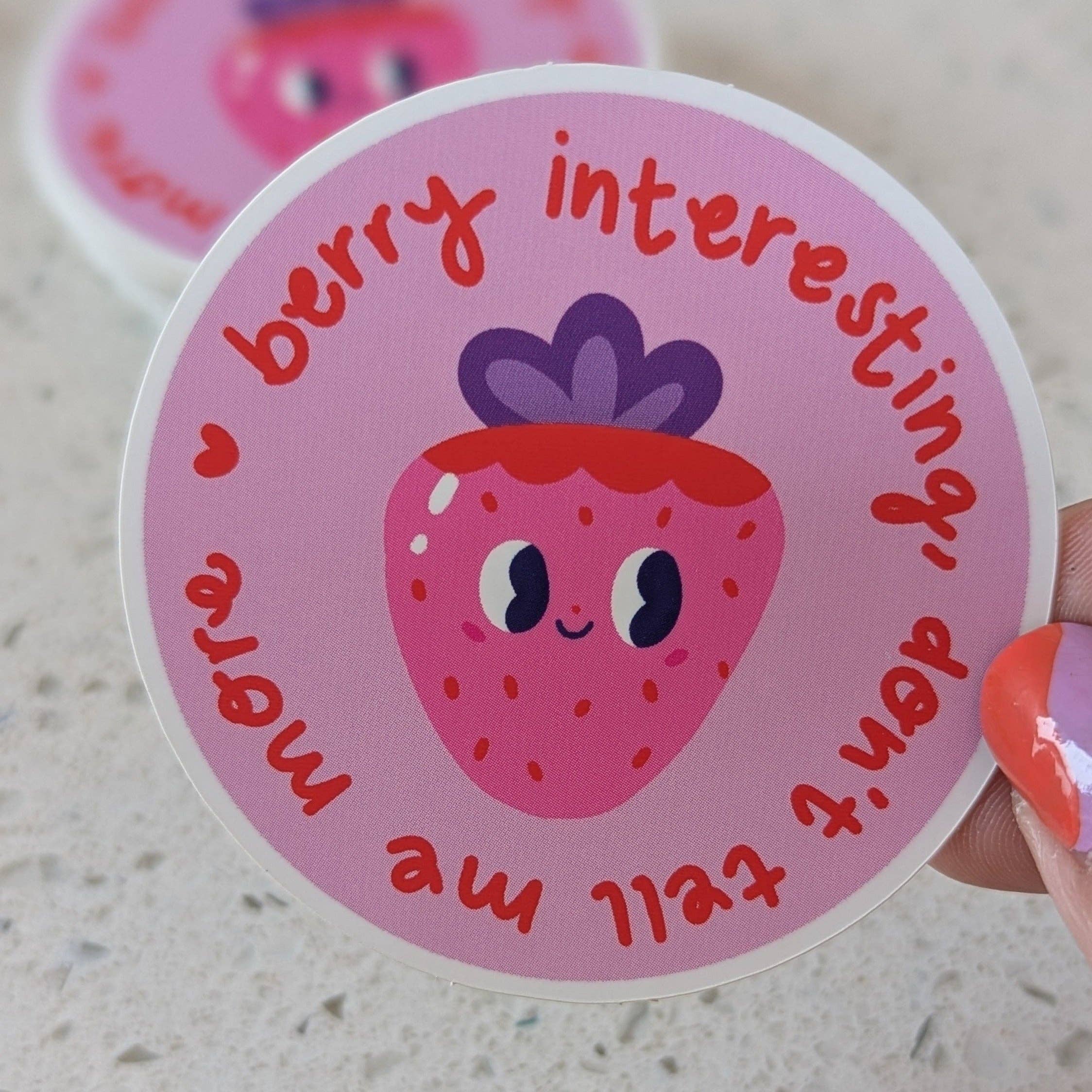 Studio Kumimi – Engroshandel Klistermærke – Bær Interessant, Fortæl Mig Ikke Mere Klistermærke2