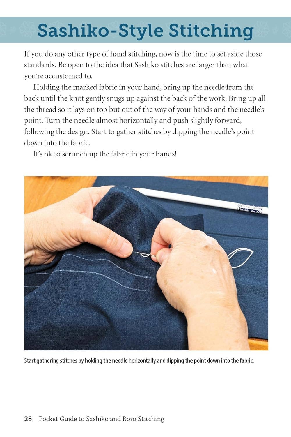 Fox Chapel Publishing - Wholesale Crafts, Hobbies & DIY Book - Pocket Guide to Sashiko & Boro Stitching- Carry Along Guide5