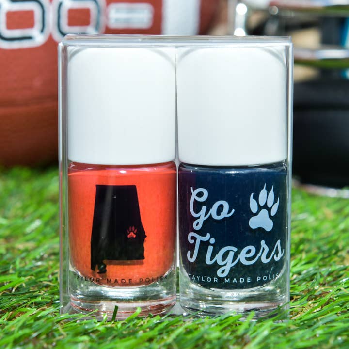 Auburn University Tigers Game Day Nagellack, 2er-Pack für den Großhandel von Taylor Made Polish