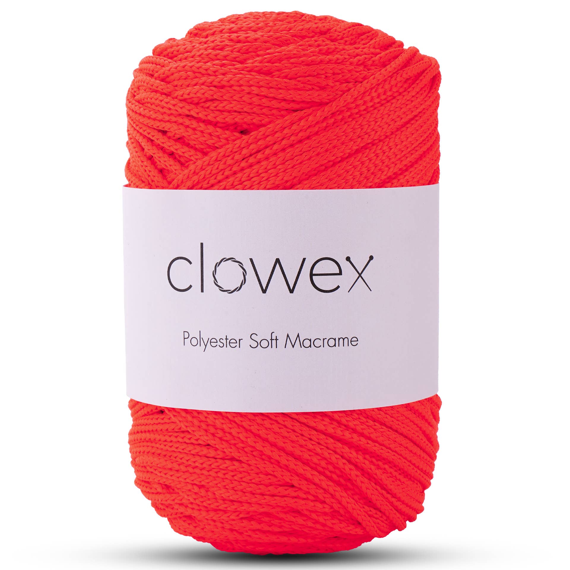 Clowex Textile LLC - Vente Fils à tricoter - Corde Macramé Douce en Polyester 2,5 mm, Fil de Corde Tressé Coloré38