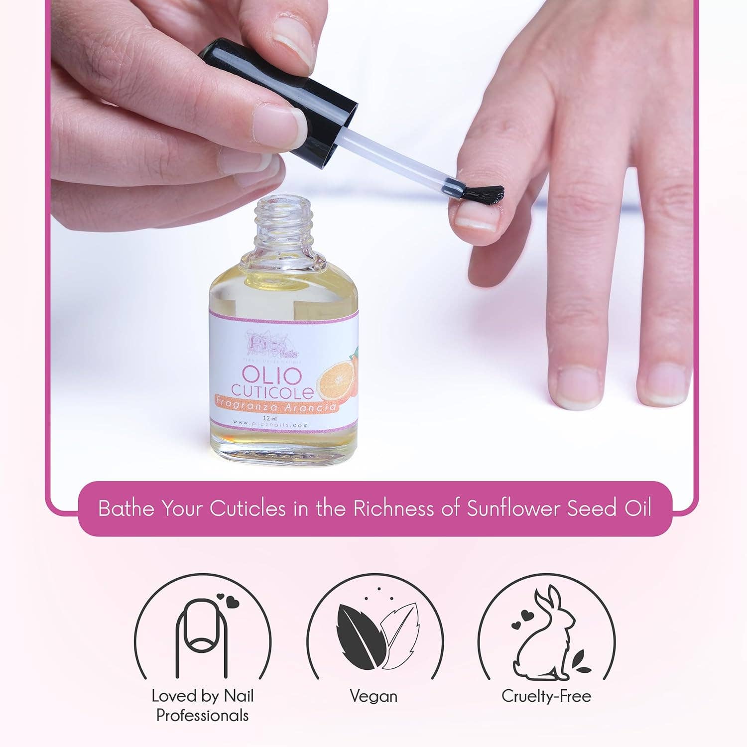 Pics Nails - Wholesale Cuticle Oil - Coconut Professional Hand and Toenail Cuticle Oil 12 ml3