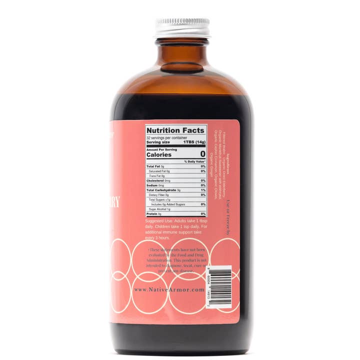 Native Armor - Venta al por mayor Suplementos/vitaminas para beber - Jarabe de saúco de fruta de monje