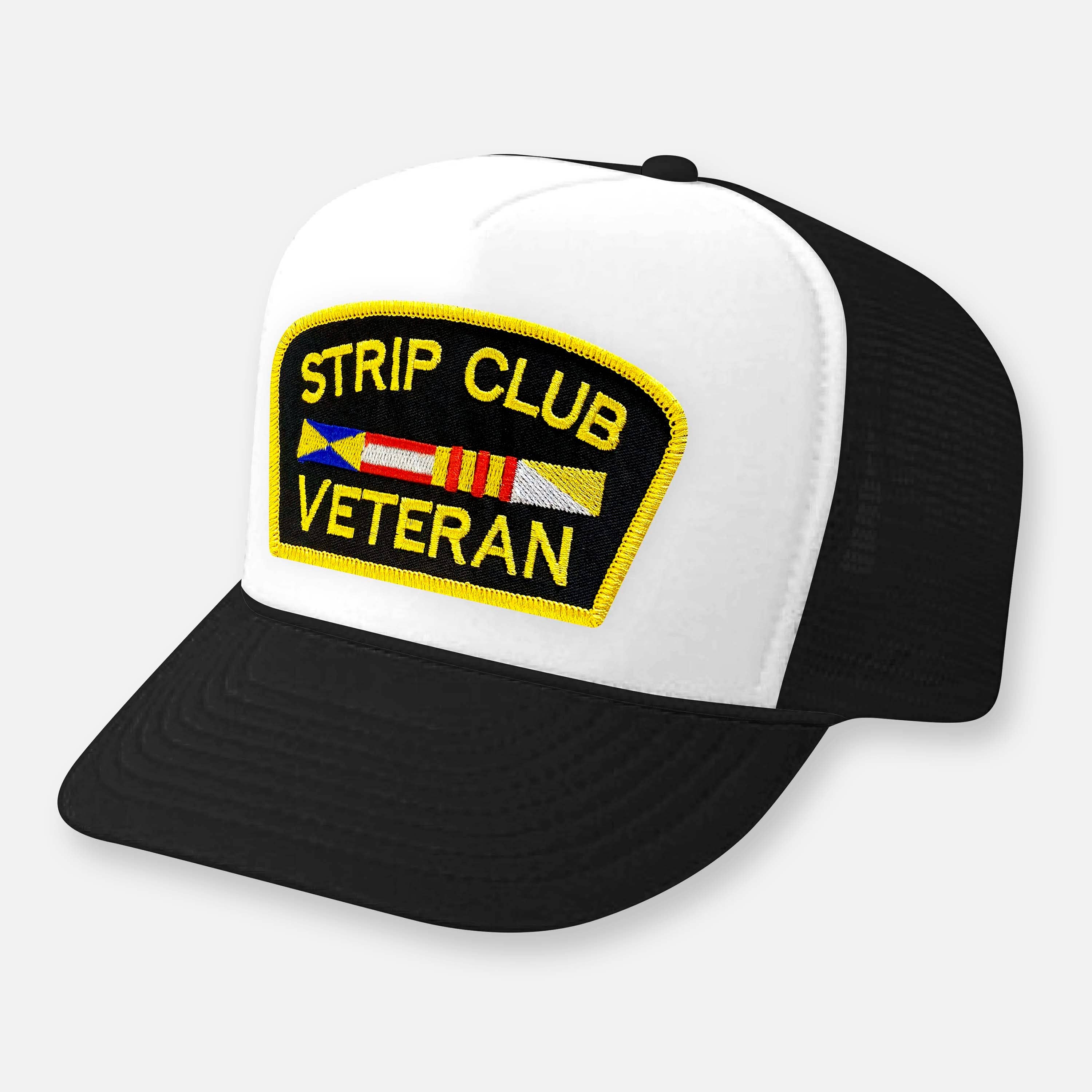 Webig Moto Company - Venta al por mayor Gorra trucker - Unisex - SOMBRERO CON PARCHE CURVO PARA VETERANOS DEL CLUB DE STRIPTEASE2