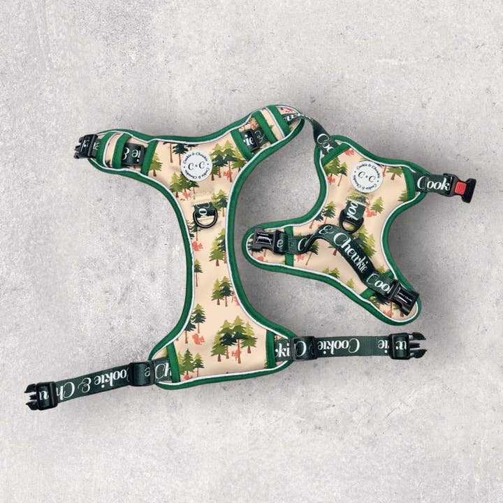 Harnais TUFF ajustable - « Squirrel Pawtrol » pour la vente par Cookie and Chewkie