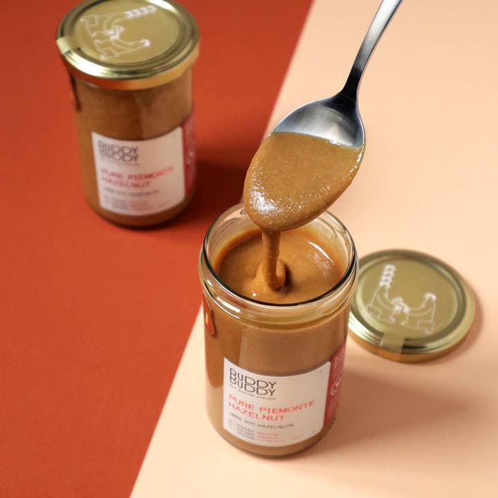 BUDDY BUDDY - Wholesale Nut Butter - Organic Pure Hazelnut Butter – 100% Hazelnuts