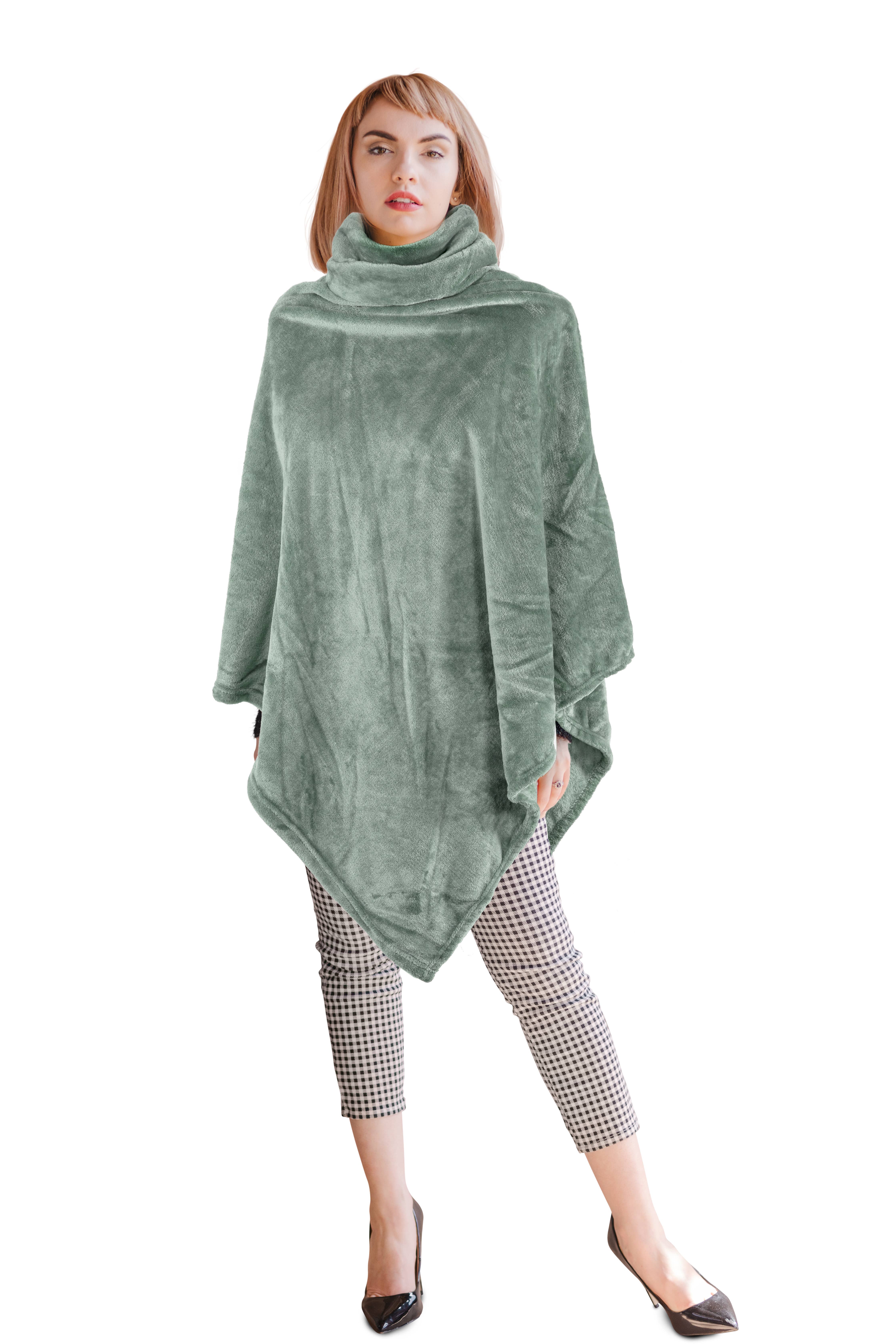 Tiseco - Wholesale Poncho - Unisex - Poncho COSY with collar - 80x80 cm5