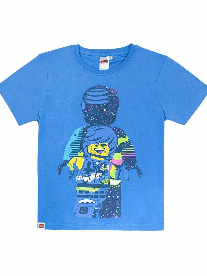 Camiseta de Manga Curta Preta Rex para Rapazes LEGO por atacado de Vanilla Underground
