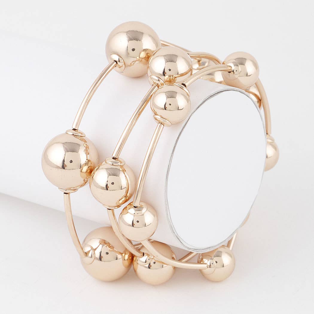 3AM BY H&D ACCESSORIES - Vendita all'ingrosso Bracciale con perline - Bracciale con tre perline0