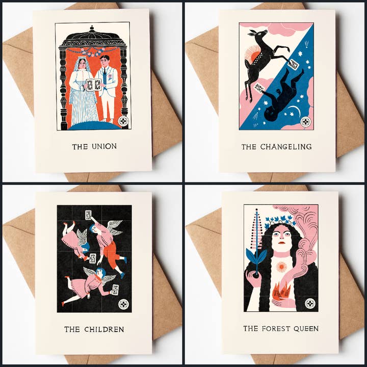 Twogether Studios - Wholesale Stationery/Notecard Set - Illimat Framable Boxed Art Card Set