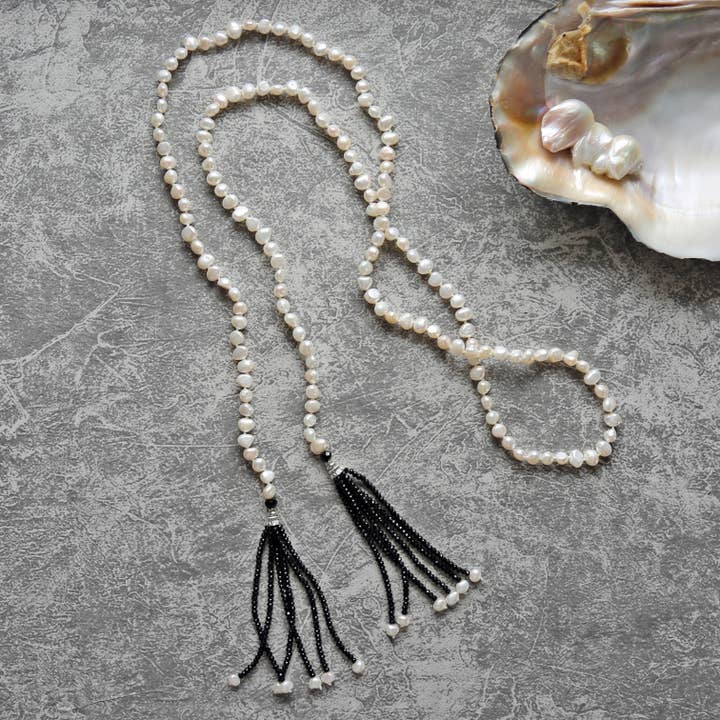 Tassel cristal, collier de perles pour la vente par IST Jewelry