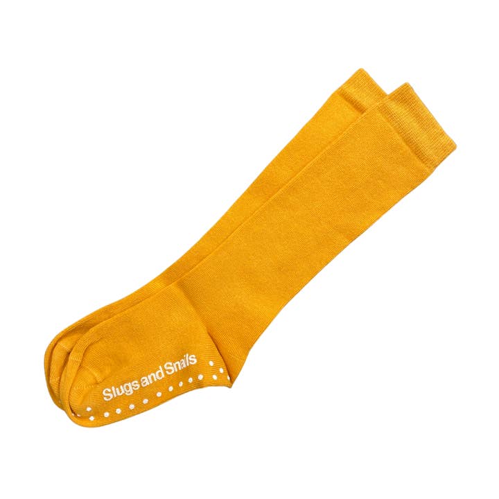 Kniekousen in blokkleur - aardetinten - Mosterd voor wholesale door Slugs & Snails