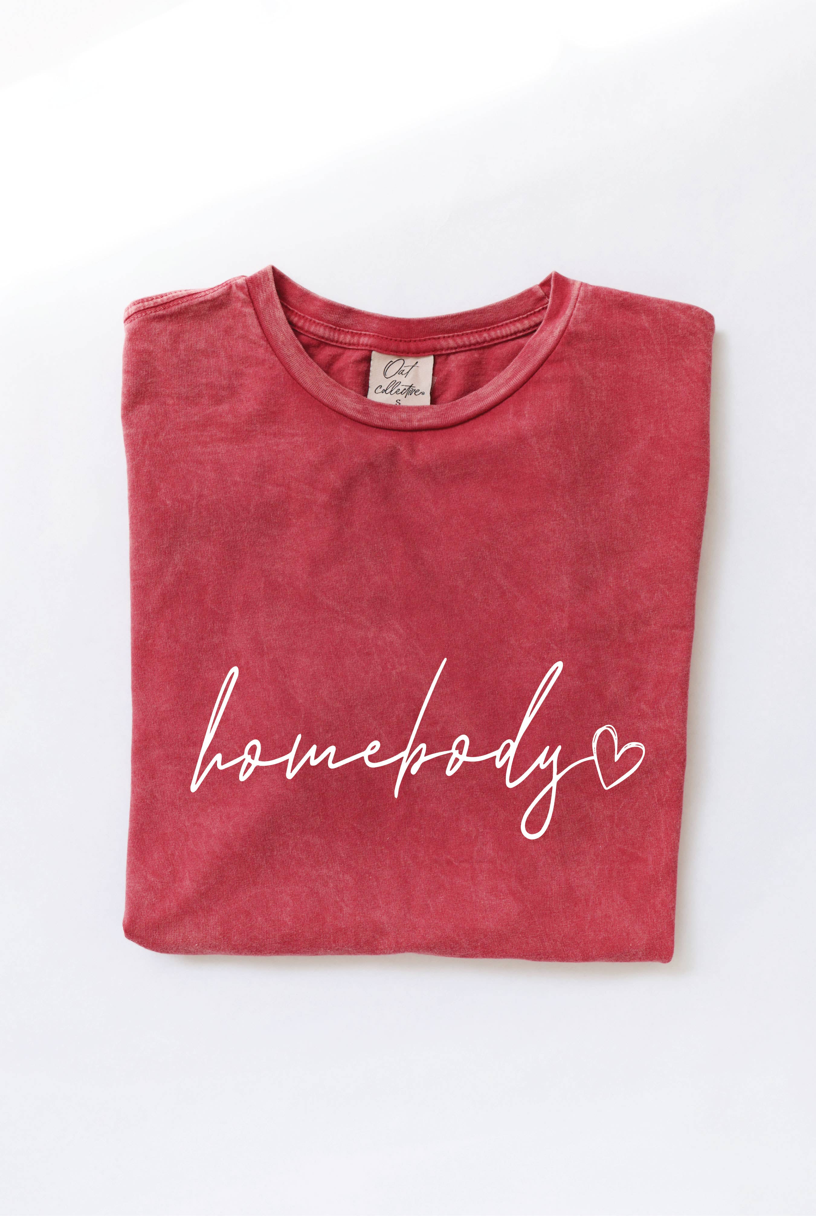 OAT COLLECTIVE – Engroshandel T-shirt med print - Dame – HOMEBODY Mineral grafisk top0