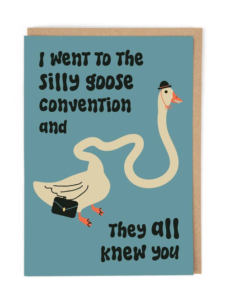 SILLY GOOSE for wholesale by Cath Tate Cards