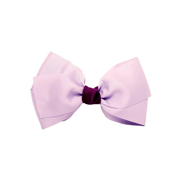 Mia Bow Barrette Barrette - Large Bow - Light Purple for wholesale by Mia