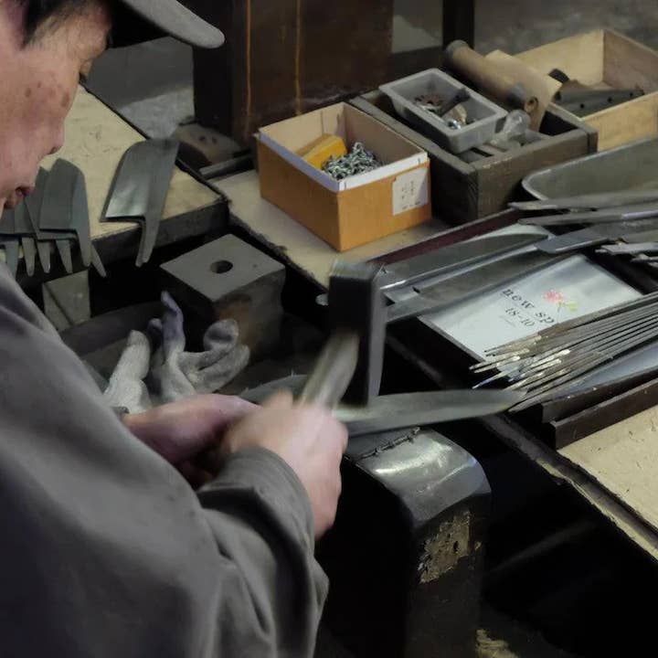 Japacolle — Japan Collections | See Latest News in "About" – Faca de cozinha/utilitário por atacado – Faca de cozinha Shimada de lâmina larga (faca deba) 29,5 cm7