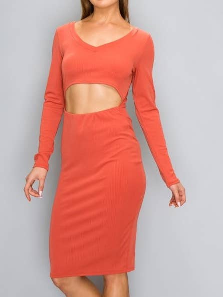 Kinley - Vestito a costine per la vendita all'ingrosso da parte di New Mode