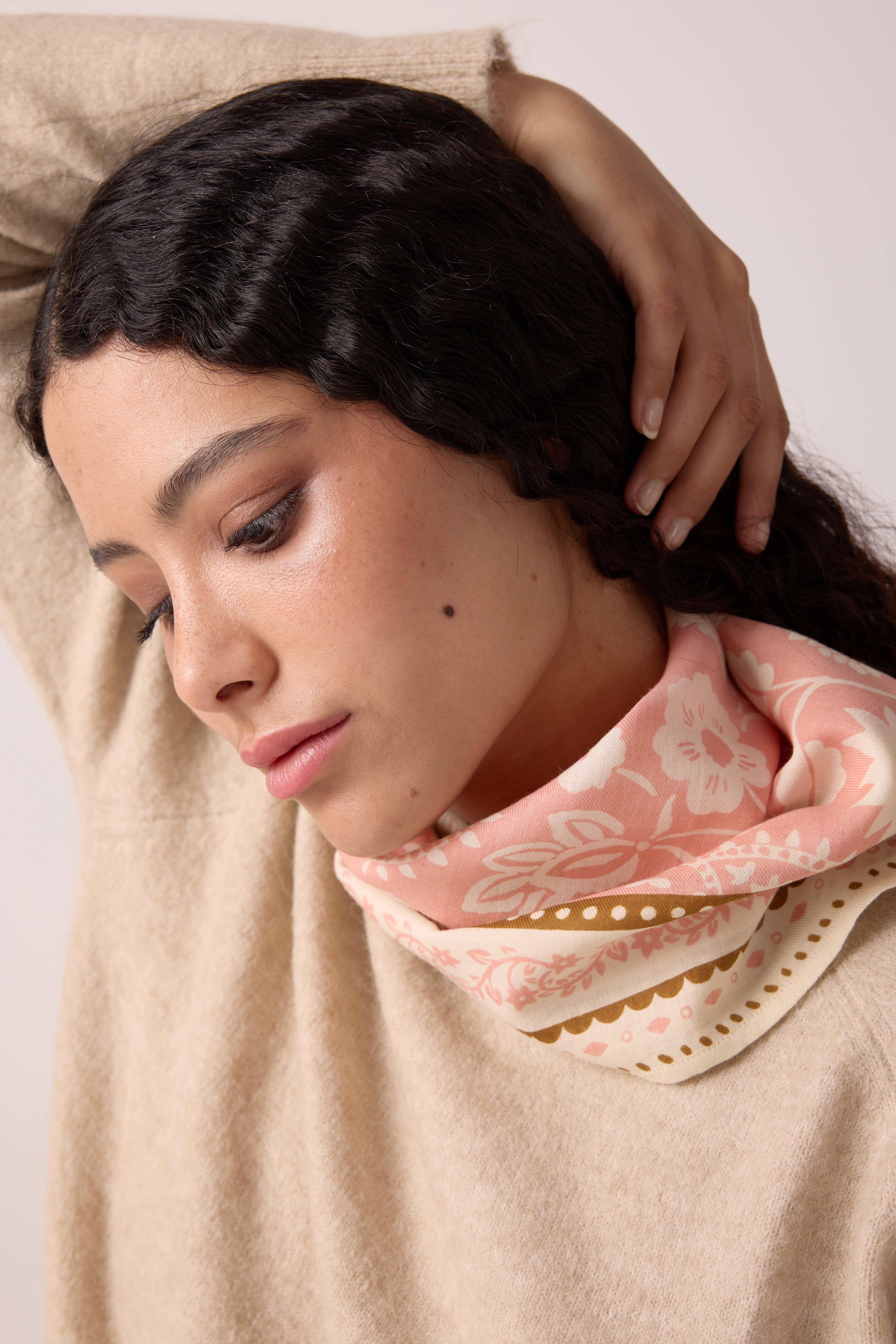 Maradji - Wholesale Scarf - Women's - CANDY SMALL INDIENNES COTTON TWILL SCARF4