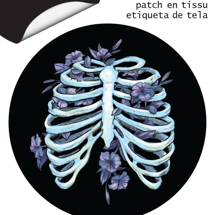 Ad-Fab Rib Cage-Adhesive fabric Badge for wholesale by Camelot