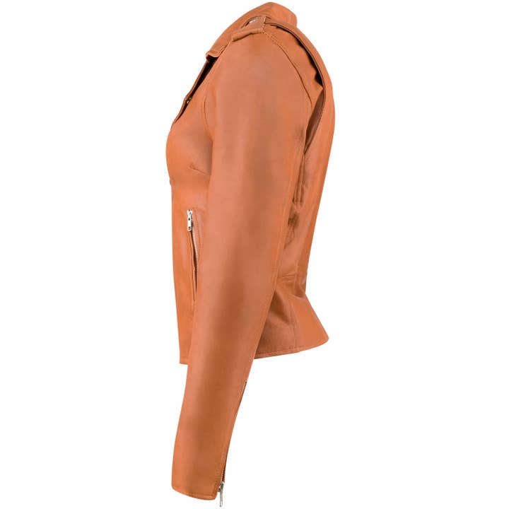 Urban 5884 Amsterdam | Leather jackets – wholesale Motorcykeljacka - Dam – Urban 5884 Amy svart damer jacka lamm hud