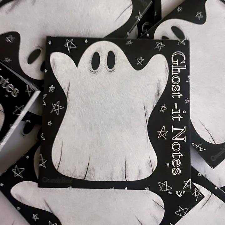 Ghost it Notes Glued spooky notepads for wholesale by Autumn Alchemy