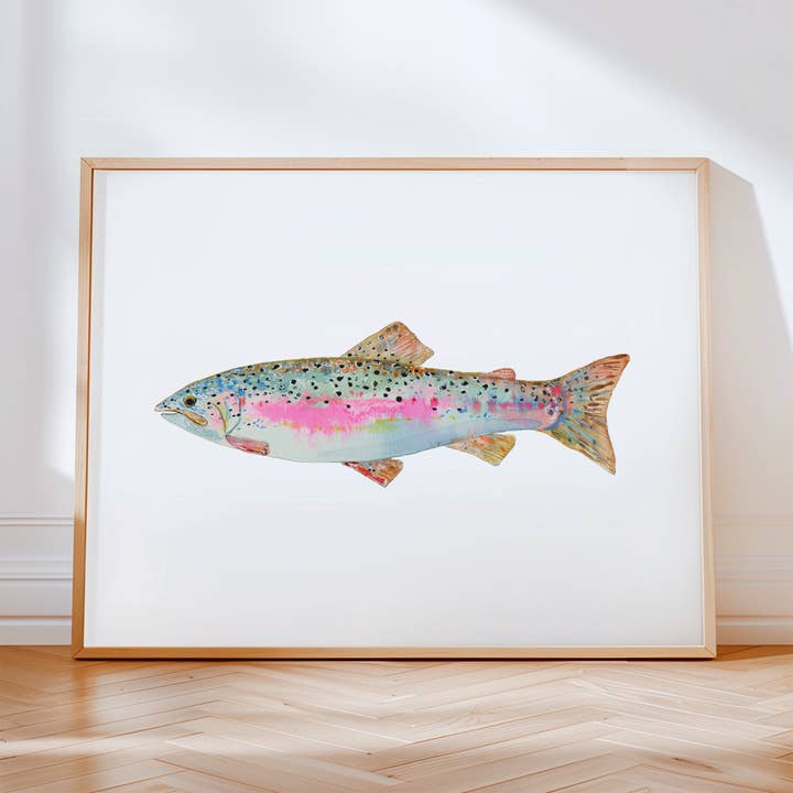 Rainbow Trout No. 1 for wholesale by Snoogs & Wilde Art