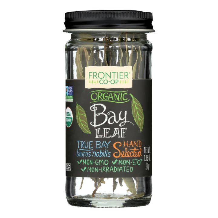 Everyday Supply Co - Wholesale Herbs - Frontier Herb Bay Leaf - Organic - Whole - .15 Oz