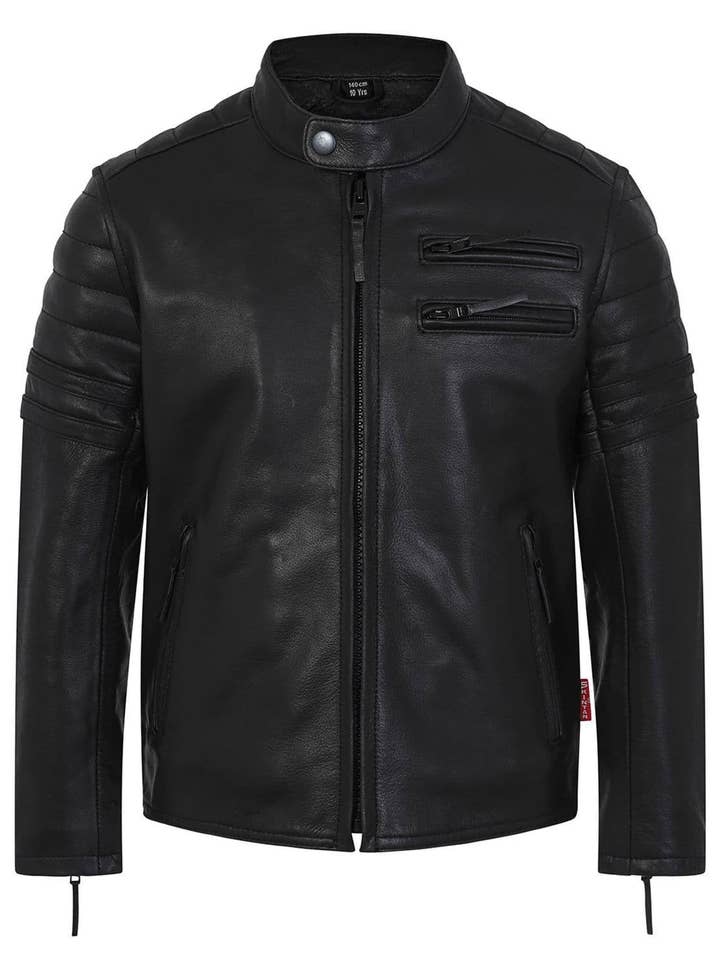 Boys Leather Jacket - RENEGADE for wholesale by Skintan