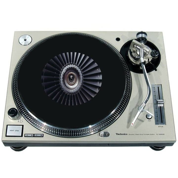 Phatmatz - Wholesale Music Accessory - Slipmat 12"/ 7" for Record Players - Jet Rotor2