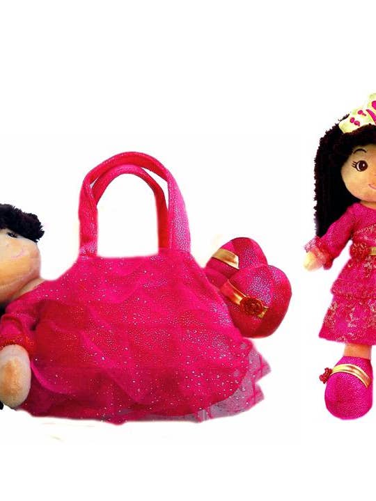 Lola Prinsesse Baby Doll med pung for engroshandel hos GirlzNDollz