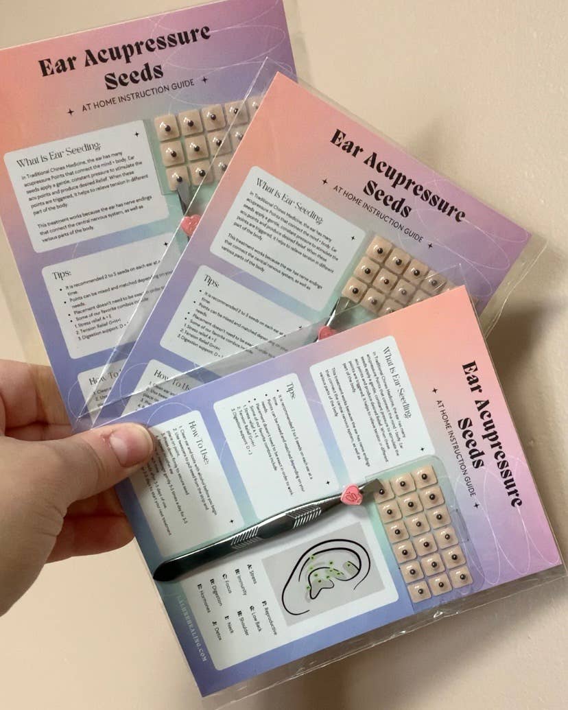 La Lune Healing - Venta al por mayor Materiales de acupuntura - Kit de acupresión en casa para semillas de oreja 18 piezas2