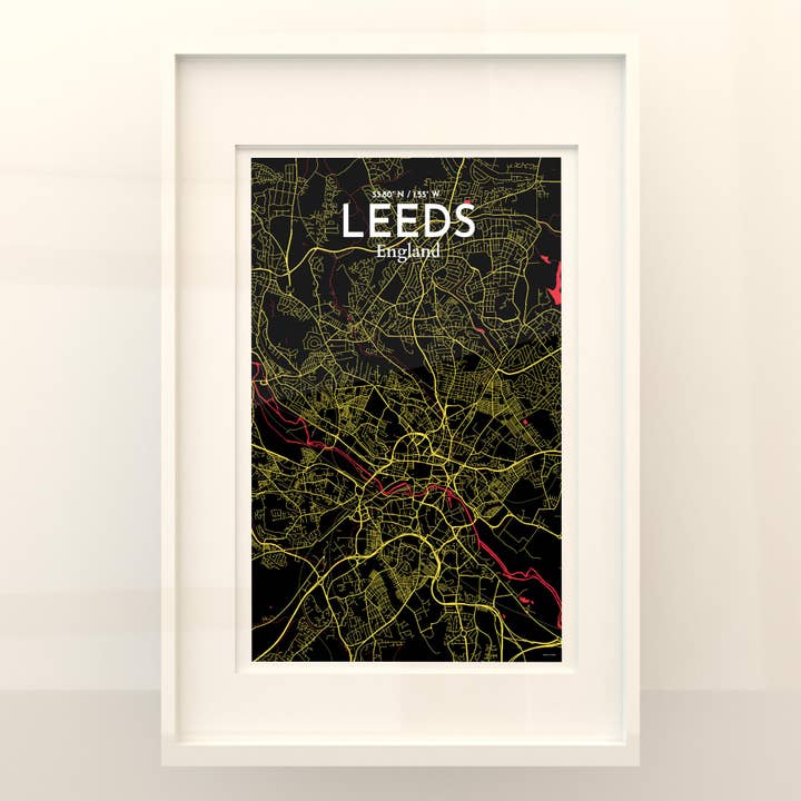 OurPoster.com - Wholesale Poster - Leeds City Map Poster